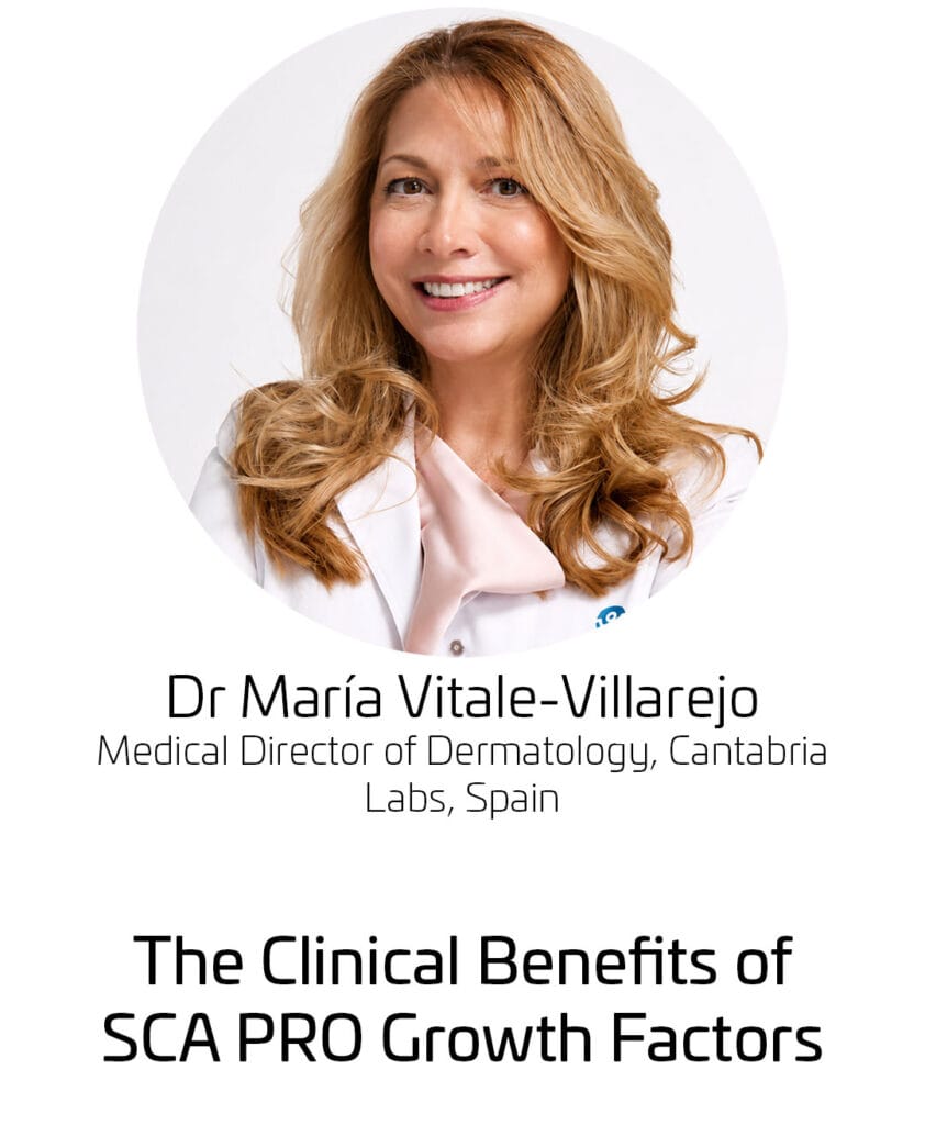 Dr María Vitale-Villarejo
Medical Director of Dermatology, Cantabria Labs, Spain.